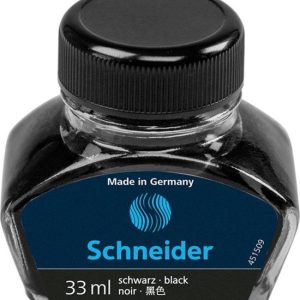 Flacon d’encre Schneider – 33 ml – pour stylos plume – noir – S-6911 Flacon d’encre Schneider – 33 ml – pour stylos plume – noir – S-6911