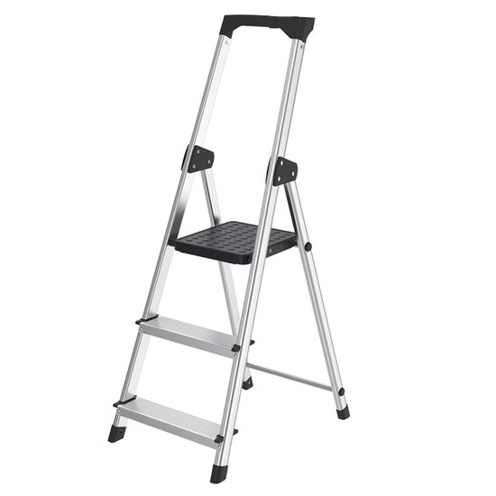 IVOL House Escalier 3 marches avec plateau à outils - Pliable