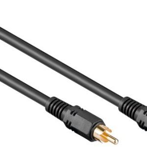 Goobay 50267, RCA, Mâle, RCA, Mâle, 2 m, Noir