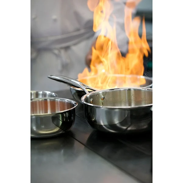 Casserole inox Castel'Pro 16 cm Cristel – Image 3