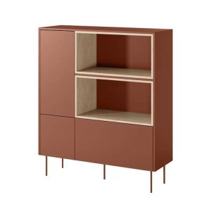 Buffet haut 2 portes 120 cm ATLAS avec niches Buffet haut 2 portes 120 cm ATLAS avec niches
