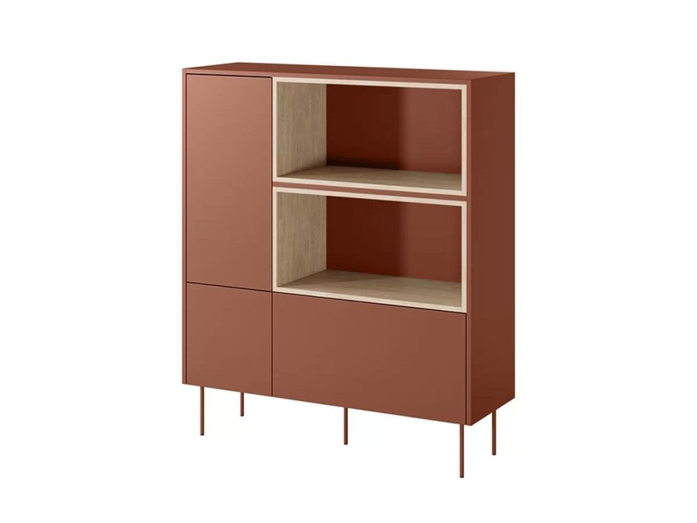 Buffet haut 2 portes 120 cm ATLAS avec niches