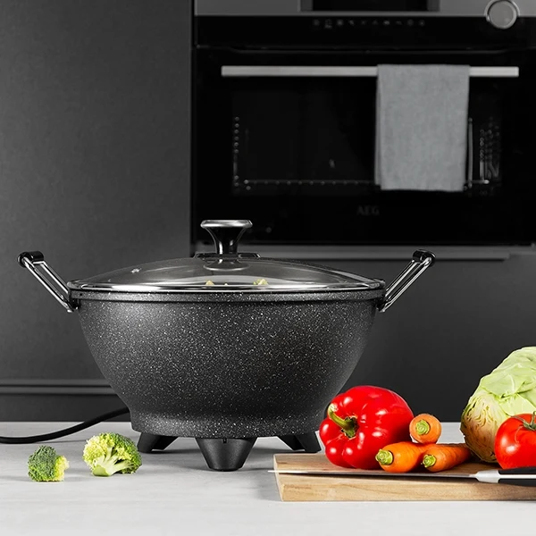 Wok électrique 7 L 1400 W 01.162389.01.001 Princess – Image 3