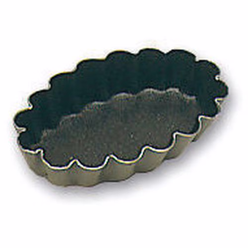 Moule à petits fours ovale cannelé Exopan