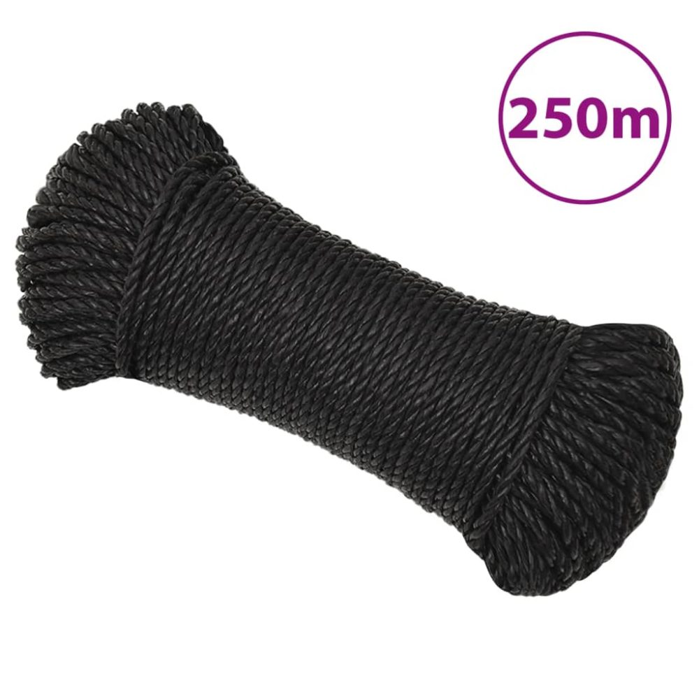 Work Rope Black 3 mm 250 m Polypropylene Work Rope Black 3 mm 250 m Polypropylene