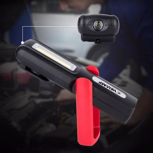 Lampe de travail 2 en 1 rechargeable avec aimant
