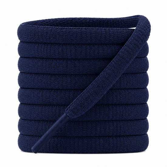 Hypedpair Lacets ovales New Balance | 140cm | Bleu marine | Navy Blue | Laces | compatibles avec Asics, Nike et plus