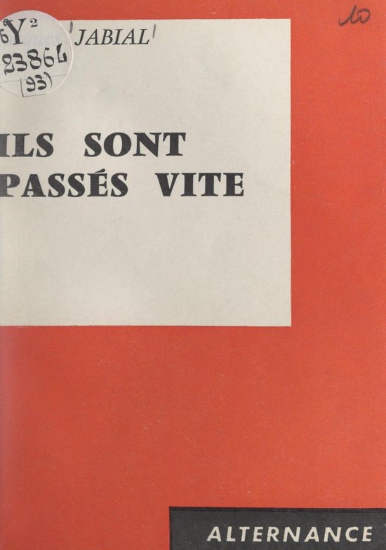 Ils sont passés viteEbook