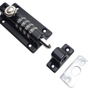 Glissière de porte avec serrure à combinaison 5″ longueur 120 mm largeur 50 mm clôtures armoires de ponçage serrure coulissante Glissière de porte avec serrure à combinaison 5″ longueur 120 mm largeur 50 mm clôtures armoires de ponçage serrure coulissante