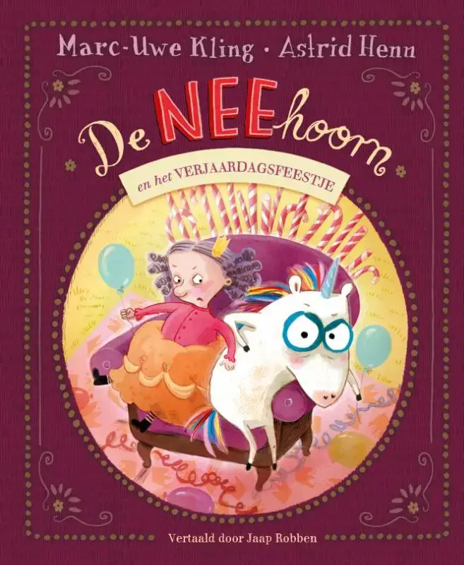 De neehoorn en het verjaardagsfeestje