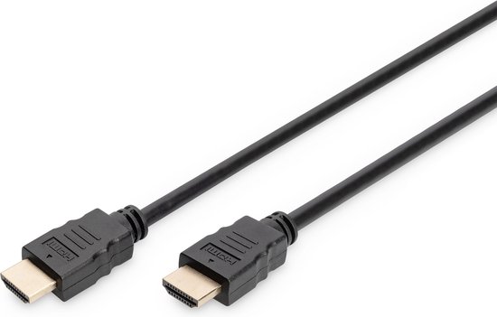 HDMI Premium High Speed connection cable, type A M/M, 3.0m, w/Ethernet, Ultra HD 60p, gold, bl