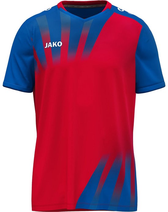 Maillot Jako Vintage Manches Courtes Hommes - Rouge / Royal | Taille M.
