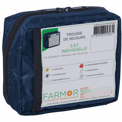 Trousse de secours S.S.T individuelle