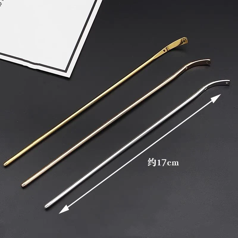Curved Metal Hair Stick, 170mm | DIY Hairpin Blank for Jewelry Making & Crafts/ 2 Hair Stick – Image 2