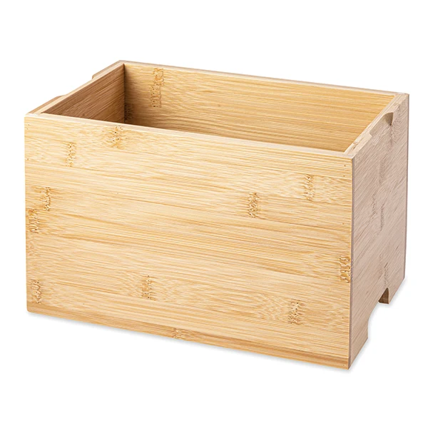 Bac gastro avec couvercle en inox et support bambou Mathon – Image 2