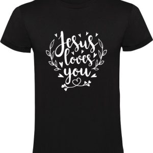 Jésus t’aime T-shirt homme | Jésus | Christianisme | Chrétien | Foi | Bible | Christian | Église | chemise Jésus t’aime T-shirt homme | Jésus | Christianisme | Chrétien | Foi | Bible | Christian | Église | chemise