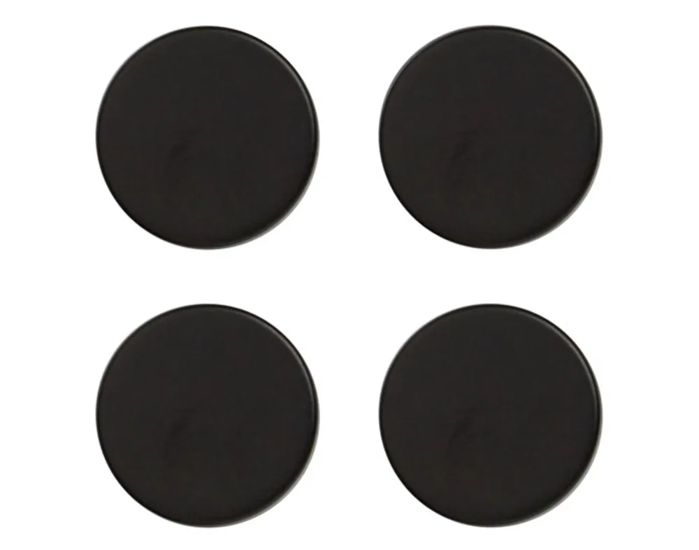 ZELLER Magnet-Set 4-teilig schwarz ø 2.3 cm
