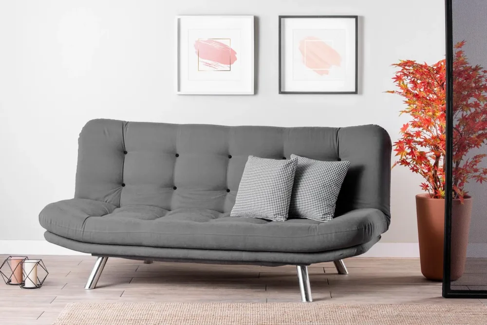 Misa Sofabed Bettsofa - Grau – Image 3