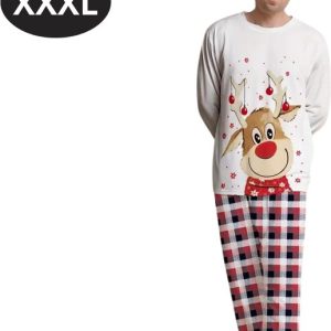Livano Pyjamas de Noël – Hommes – Pyjamas de Noël – Hommes – Vêtements de nuit Adultes – Set – Pantalons – Chemise – Noël – Taille XXXL Livano Pyjamas de Noël – Hommes – Pyjamas de Noël – Hommes – Vêtements de nuit Adultes – Set – Pantalons – Chemise – Noël – Taille XXXL