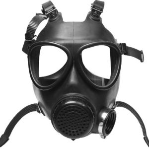 Masque à gaz militaire à bretelles réglables – noir Masque à gaz militaire à bretelles réglables – noir