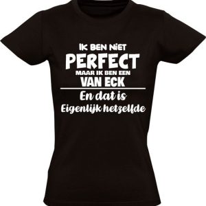 Je ne suis pas parfait mais je suis un Van Eck et c’est fondamentalement le même T-shirt femme | nom de famille | anniversaire | anniversaire | Nom | drôle | Noir Je ne suis pas parfait mais je suis un Van Eck et c’est fondamentalement le même T-shirt femme | nom de famille | anniversaire | anniversaire | Nom | drôle | Noir