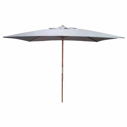 Parasol droit bois 3 x 2 m Proloisirs – Image 3