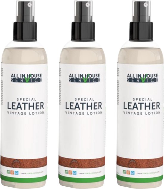 Lotion Vintage spéciale cuir All-In House - 3 x 250 ml