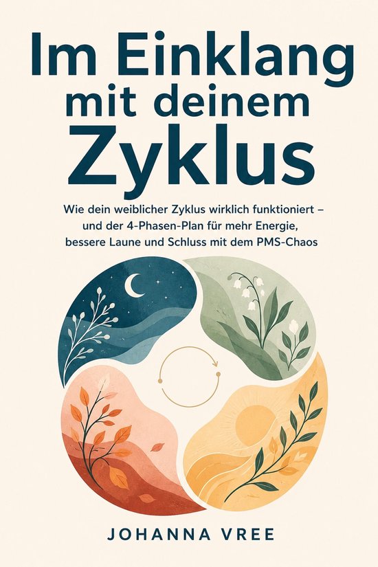 Im Einklang mit deinem ZyklusEbook Wie dein weiblicher Zyklus wirklich funktioniert – und der 4-Phasen-Plan für mehr Energie, bessere Laune und Schluss mit dem PMS-Chaos
