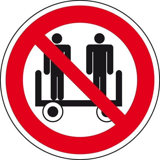Panneau de signalisation pour passager – plastique 400 mm kunststof
