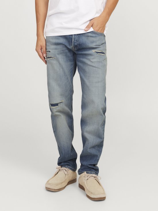 Jack & Jones - jean mike original taille standard denim bleu 638 - W32 / L34