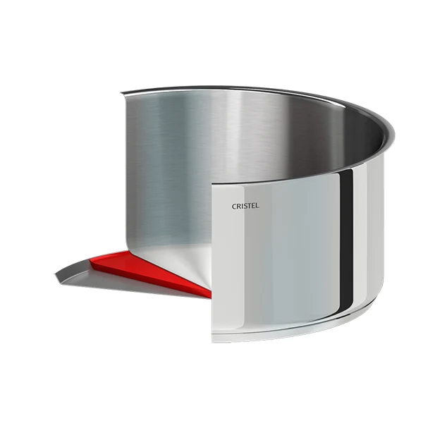 Faitout inox Mutine sans manche 24 cm 5,2 L Cristel – Image 3