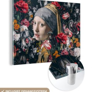 MuchoWow® Peinture sur verre 160×120 cm – Peinture sur verre acrylique – Fille à la boucle d’oreille en perle – Fleurs – Johannes Vermeer – Photo sur verre – Peintures MuchoWow® Peinture sur verre 160×120 cm – Peinture sur verre acrylique – Fille à la boucle d’oreille en perle – Fleurs – Johannes Vermeer – Photo sur verre – Peintures