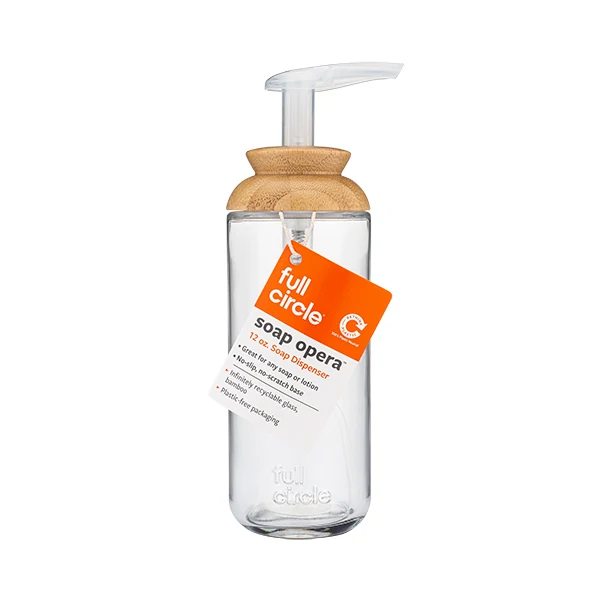 Distributeur de savon en verre Soap Opera Full Circle