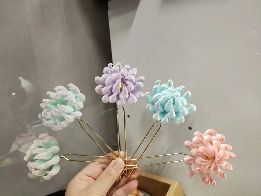 PF074 - Chrysanthemum Ronghua Hairpin - Wholesale – Image 3