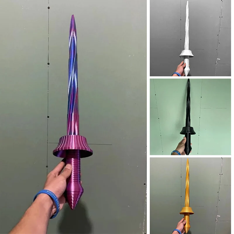 Épée spirale rétractable d'impression 3D