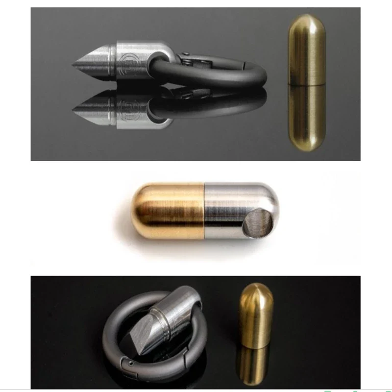 Multifonctionnel Microcapsule Outil de Coupe Porte-clé Ornement – Image 2
