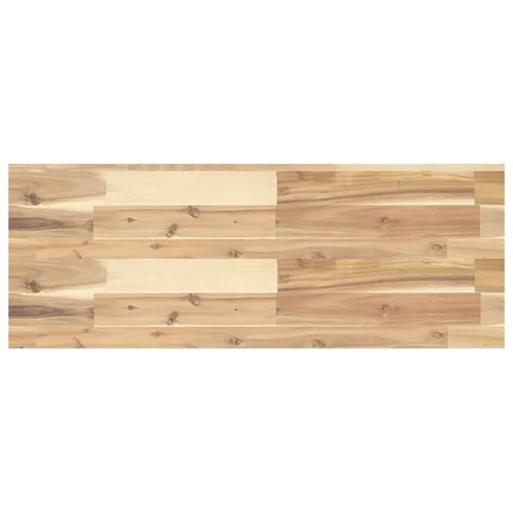 Floating Shelf 80x30x4 cm Untreated Solid Wood Acacia – Image 2