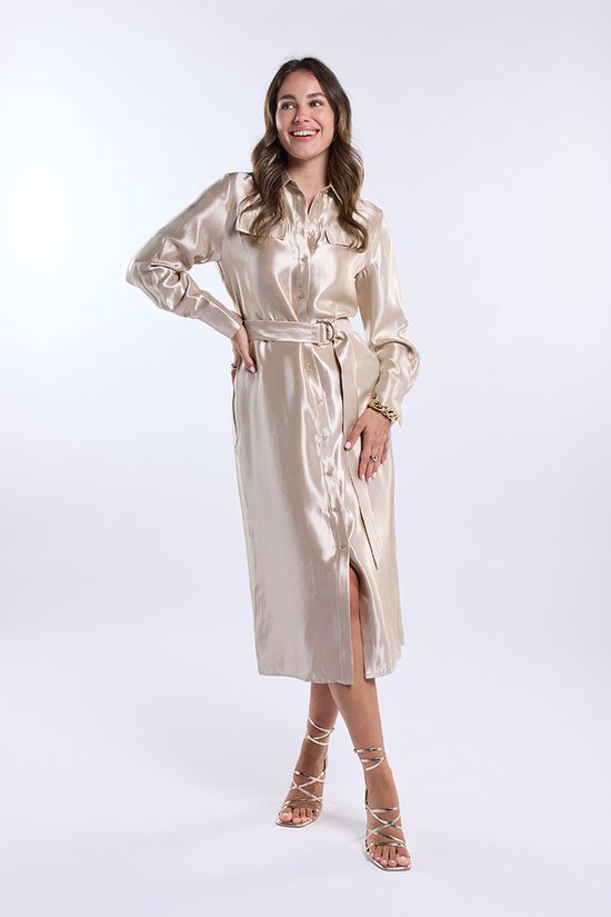 Freebird - Robe Goud Freebird Dress Goud Doralee