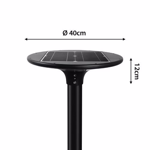 Lampadaire solaire LED 2300 lumens – Image 2
