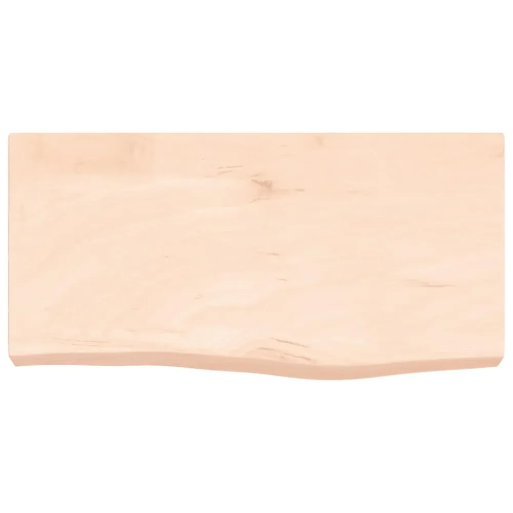 Bathroom Countertop 60x30x(2-6) cm Untreated Solid Wood – Image 3