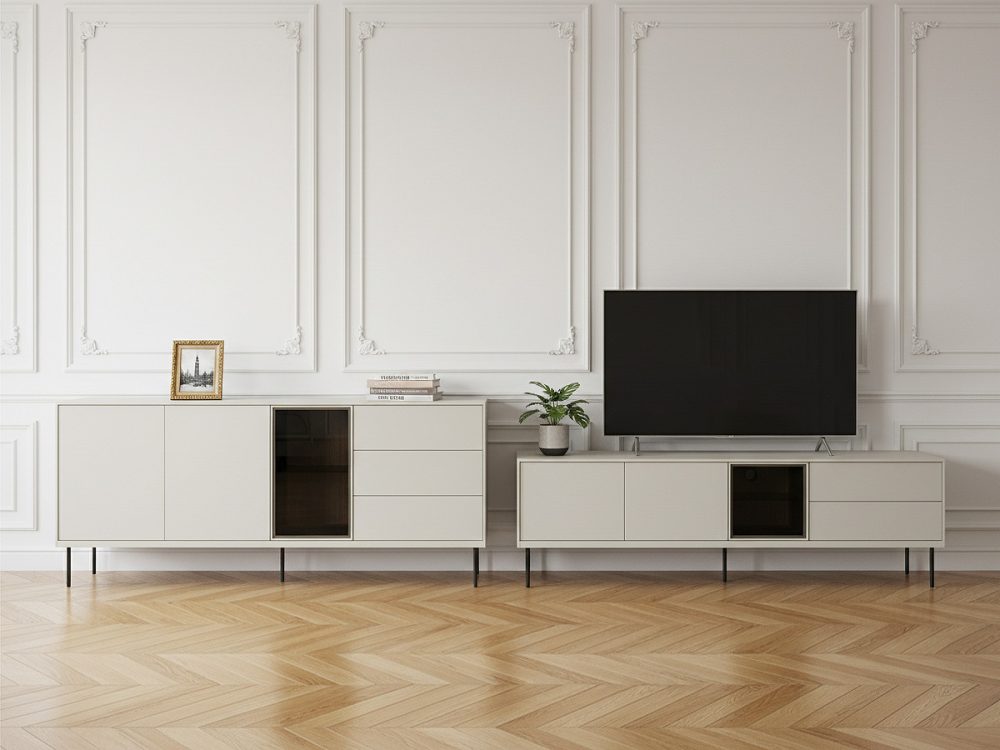 Ensemble ESPERA avec buffet 194 cm + meuble TV 194 cm avec LEDS – Image 3