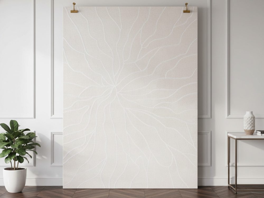 Tapis poils courts NORMA motif abstrait – Image 2