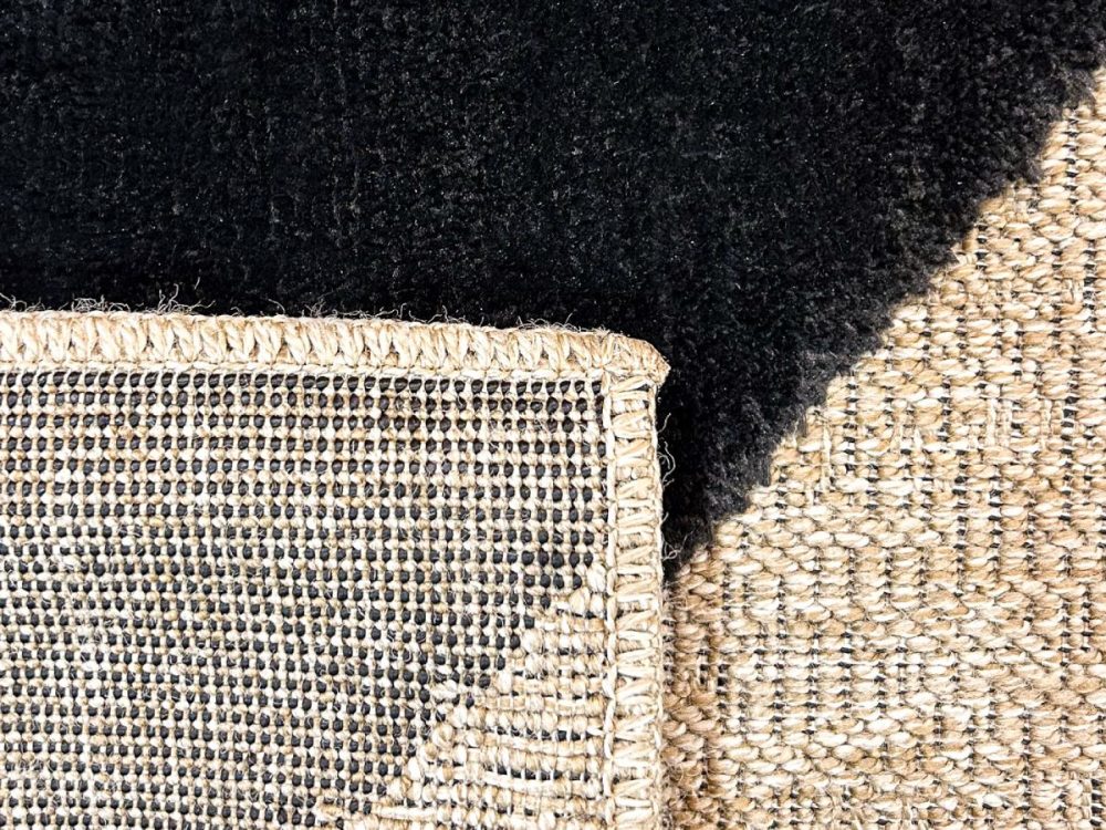 Tapis poils ras EDNA motif abstrait