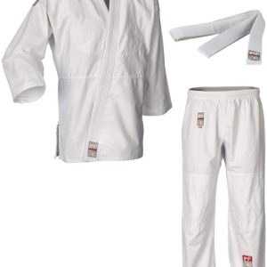 Ju- Sports Combinaison de judo Enfants « Yoji » – Wit – avec ceinture – 130 Ju- Sports Combinaison de judo Enfants « Yoji » – Wit – avec ceinture – 130