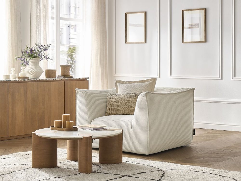 Fauteuil GIORGIA velours cotele – Image 2