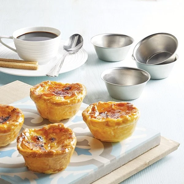Lot 8 moules originaux à Pastéis de Nata - flans portugais Artame – Image 3