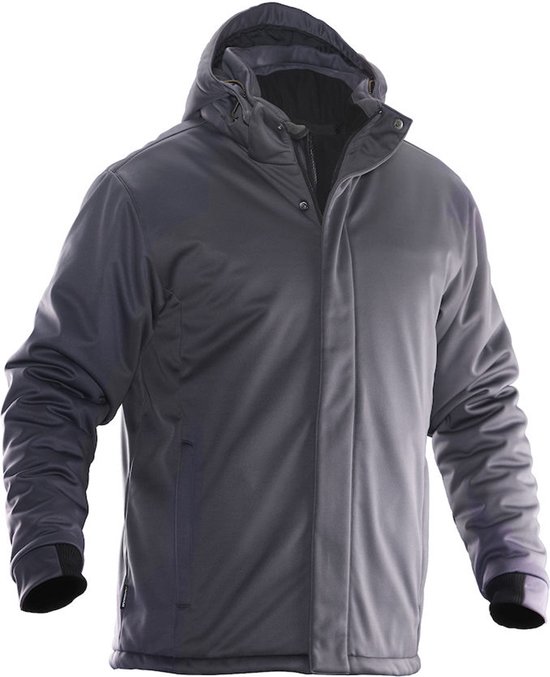 Jobman Softshell Veste Hiver Homme - Gris Foncé - Taille S