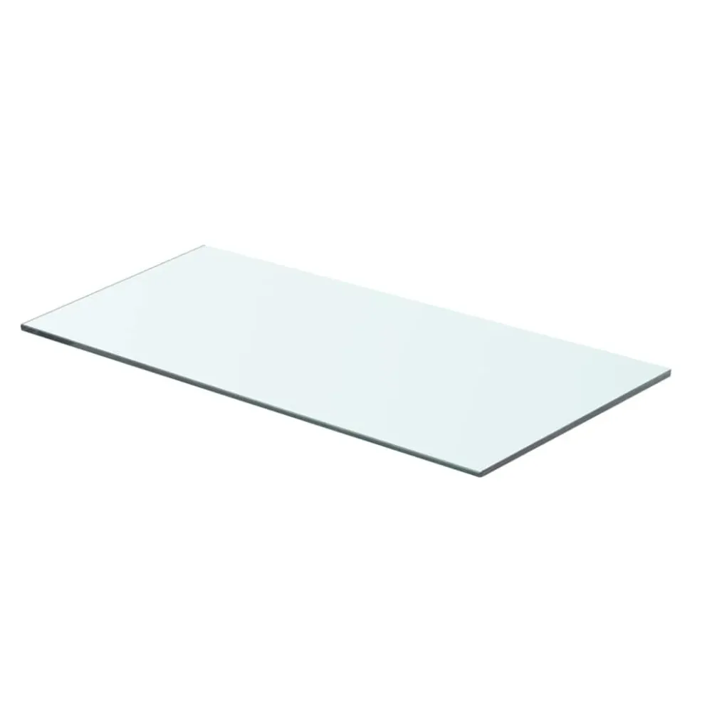 Shelves 2 pcs Panel Glass Clear 60x25 cm – Image 2