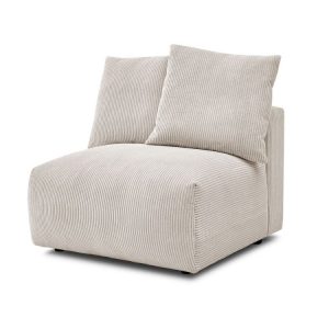 Chauffeuse 1 place sans accoudoir pour canape modulable VOLTAIRE Chauffeuse 1 place sans accoudoir pour canape modulable VOLTAIRE