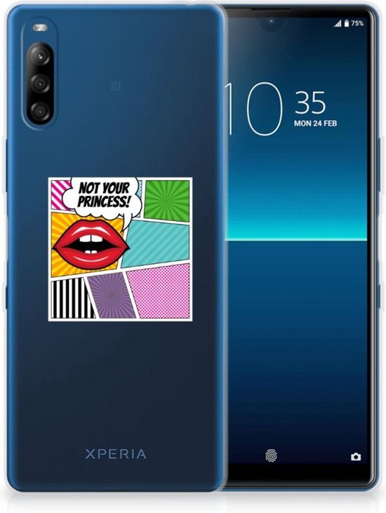 Housse TPU Silicone Etui pour Sony Xperia L4 Coque Popart Princesse